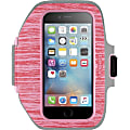 Belkin Sport-Fit Plus Carrying Case (Armband) iPhone 6, iPhone 6S - Pink, Gray - Neoprene, Fabric - Armband