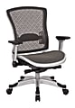 Office Star™ Ergonomic Mesh High-Back Executive Chair, Platinum/Black