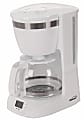 Brentwood 10-Cup Programmable Digital Coffee Maker, White