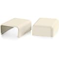 C2G Wiremold Uniduct 2800 Blank End Fitting - Ivory - Ivory - Polyvinyl Chloride (PVC)