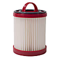 Sanitaire DCF-3 Dust Cup Filter, 6-13/16” x 4”, White/Red 1 thumbnail image