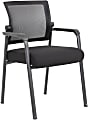 Boss Office Products Mesh 4-Legged Guest Chair, Black