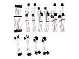 Corsair Premium Individually Sleeved PSU Cables Pro Kit Type 4 Gen 4 - White - For Power Supply - White 1 thumbnail image