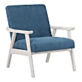 Office Star™ Weldon Armchair, Navy/Antique White