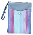 Office Depot® Brand Vertical Fashion Pencil Pouch, 8"H, Watercolor