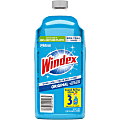 Windex® Original Glass Cleaner Refill - Liquid - 67.6 fl oz (2.1 quart) - Bottle - 6 / Carton - Blue