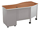 Balt Instructor Teacher's Desk II Desk, Cherry/Platinum