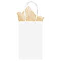Amscan Kraft Paper Gift Bags, Small, White, Pack Of 24 Bags 1 thumbnail image