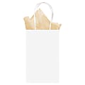 Amscan Kraft Paper Gift Bags, Small, White, Pack Of 24 Bags