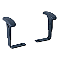 Safco® T-Padded Armrests For Cava® Task Chairs, Black