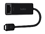 Belkin USB-C to Gigabit Ethernet Adapter - Network adapter - USB-C - Gigabit Ethernet x 1 - black