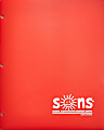 SONS System Pocket Folders, 9-1/2" x 12-1/2", Red, 1 thumbnail image