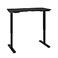 Bestar Universel Electric 48“W Standing Desk, Deep Gray