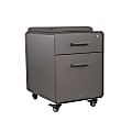 VARIDESK® Vari Seated 20"D Vertical File Cabinet, Slate