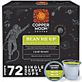 Copper Moon Single-Serve Coffee K-Cups, Bean Me Up, 12 K-Cups Per Pack, Case Of 6 Packs