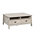 Sauder® Trestle Lift Top Coffee Table, 18”H x 41-2/3”W x 32-1/8”D, Chalked Chestnut 1 thumbnail image