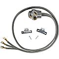 Certified Appliance Accessories 3-Wire Open-End-Connector 30-Amp Dryer Cord - For Dryer - 250 V AC30 A - 4 ft Cord Length 1 thumbnail image