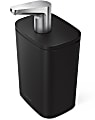 simplehuman Liquid Soap And Hand Sanitizer Pulse Pump, 16 Oz, Matte Black