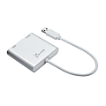 j5create USB 3.0-To-Dual HDMI Cable, 12.5", Silver, JUA365