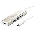 j5create USB 3.1 Type-C 3-Port Hub, Silver, JCH451