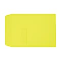 LUX #9 1/2 Open-End Window Envelopes, Top Left Window, Self-Adhesive, Citrus, Pack Of 500