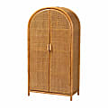bali & pari Paloma 32"W Large Storage Cabinet, Light Honey 1 thumbnail image