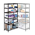 Safco® Industrial Wire Shelving Starter Unit, 36"W x 24"D, Black