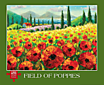 Willow Creek Press 1,000-Piece Puzzle, 26-5/8" x 19-1/4”, Field Of Poppies