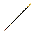 Silver Brush Renaissance Series Short-Handle Paint Brush, 7107S, Size 2, Script, Sable, Multicolor 1 thumbnail image