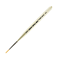 Silver Brush Ultra Mini Series Paint Brush, Size 20, Taklon Filament, Flat Brisstle, Pearl White