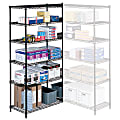 Safco® Industrial Wire Shelving Add-On Unit, 48"W x 24"D, Black