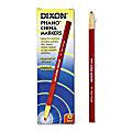 Dixon® Phano® China Markers, Red, Box Of 12