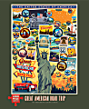 Willow Creek Press 1,000-Piece Puzzle, Great American Road Trip Vintage Travel Art Posters 1 thumbnail image