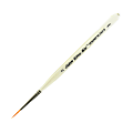 Silver Brush Ultra Mini Series Paint Brush, Size 2, Taklon Filament, Round Bristle, Gold/Pearl White 1 thumbnail image