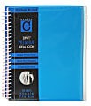 Carolina Pad Zip-It Ideal Notebook, 8 3/4" x 7", 30% Recycled, Assorted Neon Colors