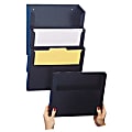 Steelmaster® Lit-Ning® Metal Wall File Kit, 3-Pocket Kit, Black 1 thumbnail image