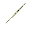 Silver Brush Ultra Mini Series Paint Brush, Size 7, Extra Long Liner, Taklon Filament, Pearl White
