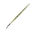Silver Brush Ultra Mini Series Paint Brush, Size 5, Tear Drop, Taklon Filament, Pearl White