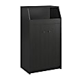 Ameriwood Home The Loft 24"W 2-Door Storage Tower, Black Oak 1 thumbnail image
