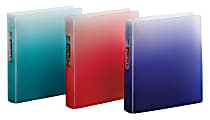 Office Depot® Brand Everbind Fashion 3-Ring Binder, 1 1/2" Round Rings, Ombre Smoke, Pack Of 12 1 thumbnail image