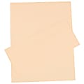 JAM Paper® Strathmore Stationery Set, 8 1/2" x 11", Ivory, Set Of 100 Sheets And 100 Envelopes