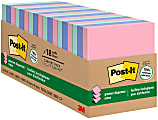 Post-it Greener Pop Up Notes, 3 in x 3 in, 18 Pads, 100 Sheets/Pad, Clean Removal, Sweet Sprinkles Collection