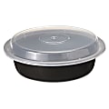 Pactiv VERSAtainer® Containers, 24 Oz, Black/Clear, Pack Of 150 Containers 1 thumbnail image