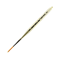 Silver Brush Ultra Mini Series Paint Brush, Size 10, Script Liner, Taklon Filament, Pearl White