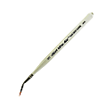 Silver Brush Ultra Mini Series Paint Brush, Size 3, Tear Drop, Taklon Filament, Pearl White