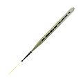 Silver Brush Ultra Mini Series Paint Brush, Size 20/0, Extra Long Liner, Taklon Filament, Pearl White