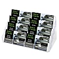 Deflecto 8-Compartment Business Card Holder, 3 7/8"H x 7 7/8"W x 3 5/8"D, Clear, DEF70801 1 thumbnail image