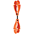 Ergodyne Squids 3420 Swiveling Dual-ClipGlove Holders, 5-1/2", Orange, Pack Of 100 Holders