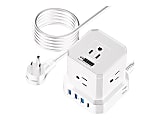 Cube Surge Protector Power Strip with usb ports 10ft extension cord - PC-W-C 1 thumbnail image