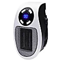 Brentwood 350-Watt Plug-In Personal Space Heater, 4-1/2" x 3/4", Black/White